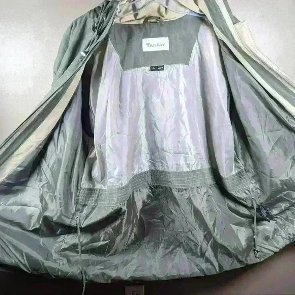 Womens Faux Suede TanJay  Wind Breaker - Size XL - Picture 2 of 11